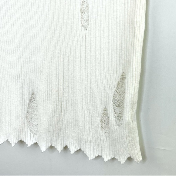 NWT Fashion Nova Alecta Ribbed Knit Skirt Set in Ivory Sz S - Picture 9 of 13